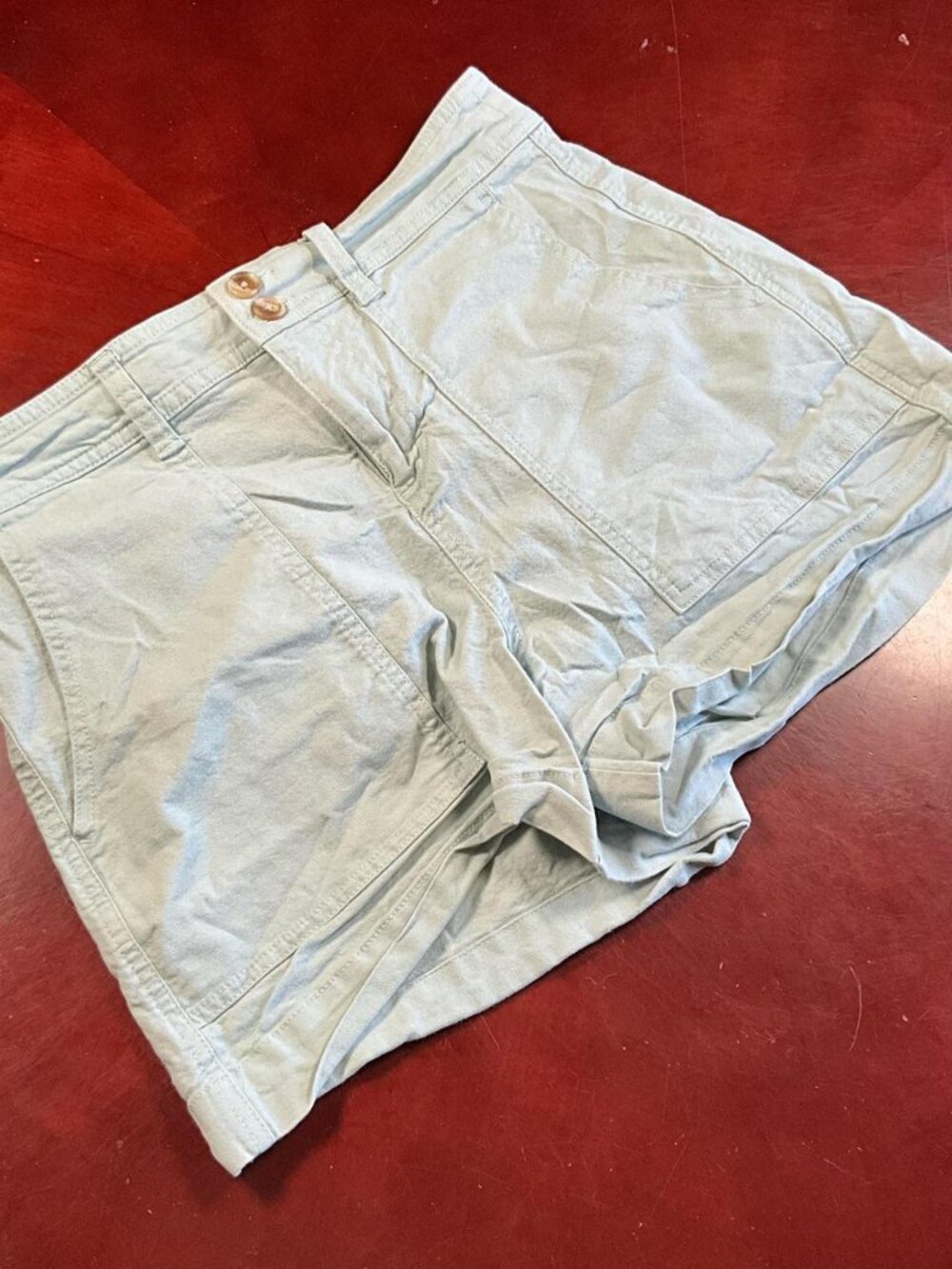 Womens Spring Designer Streetwear Casual Linen Cotton Short Shorts (Size 10) - Picture 13 of 16